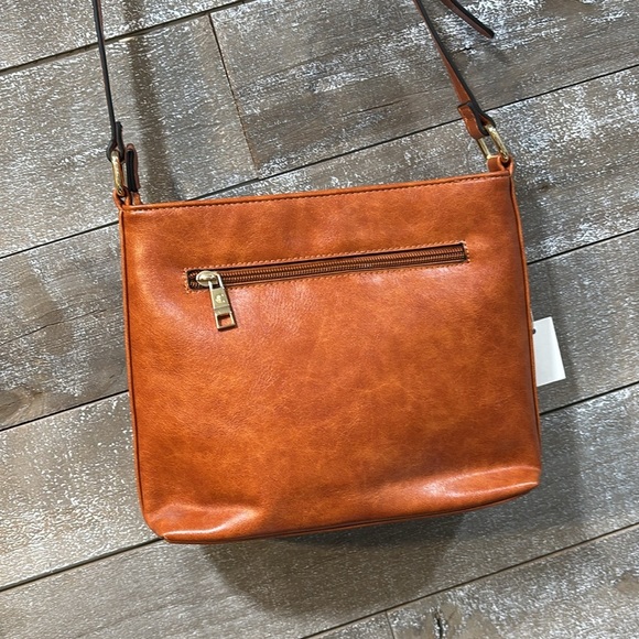 CLUCI brown shoulder crossbody bag - Picture 3 of 14